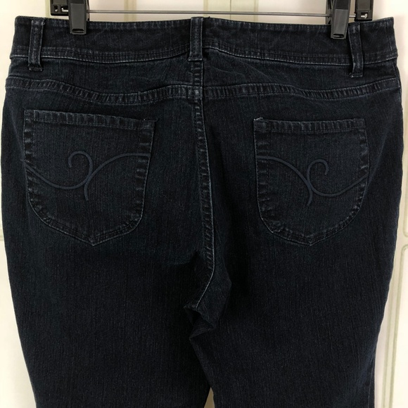 Chico's Denim - Chico's Size 1.5 Bootcut Stretch Jeans Dark Wash